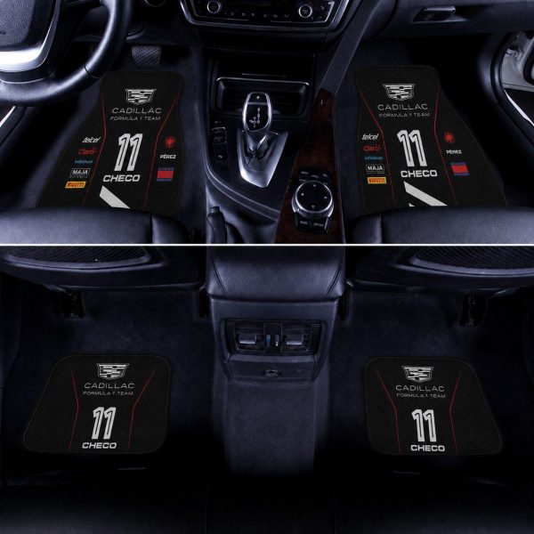 Checo Perez Playera Cadillac 2026 Custom Racing Car Floor Mats