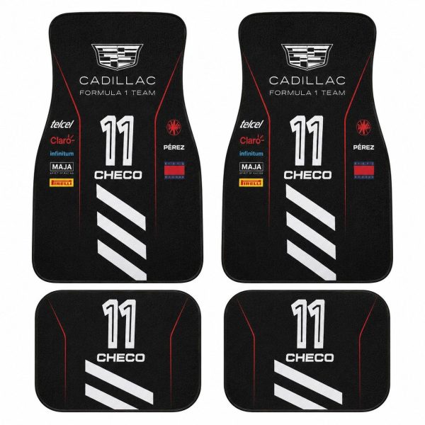 Checo Perez Playera Cadillac 2026 Custom Racing Car Floor Mats