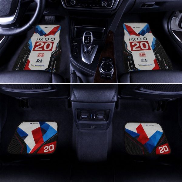 BMWM Hybrid V8 #20 2024 WEC Hypercar Racing Car Floor Mats
