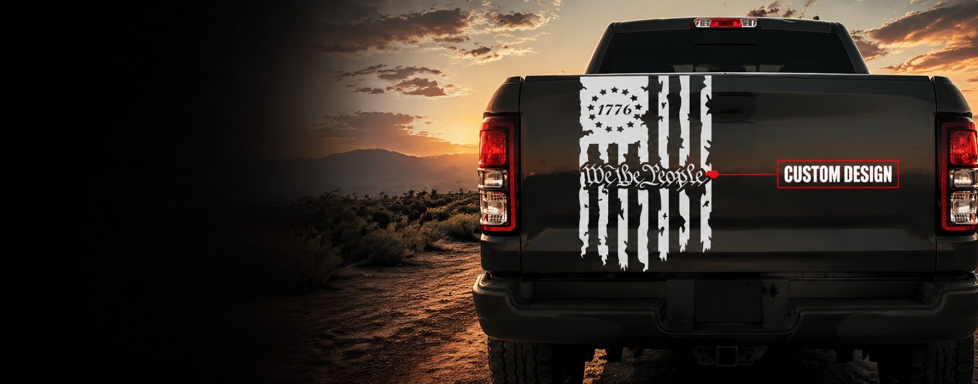 Truck Tailgate Decal Banner