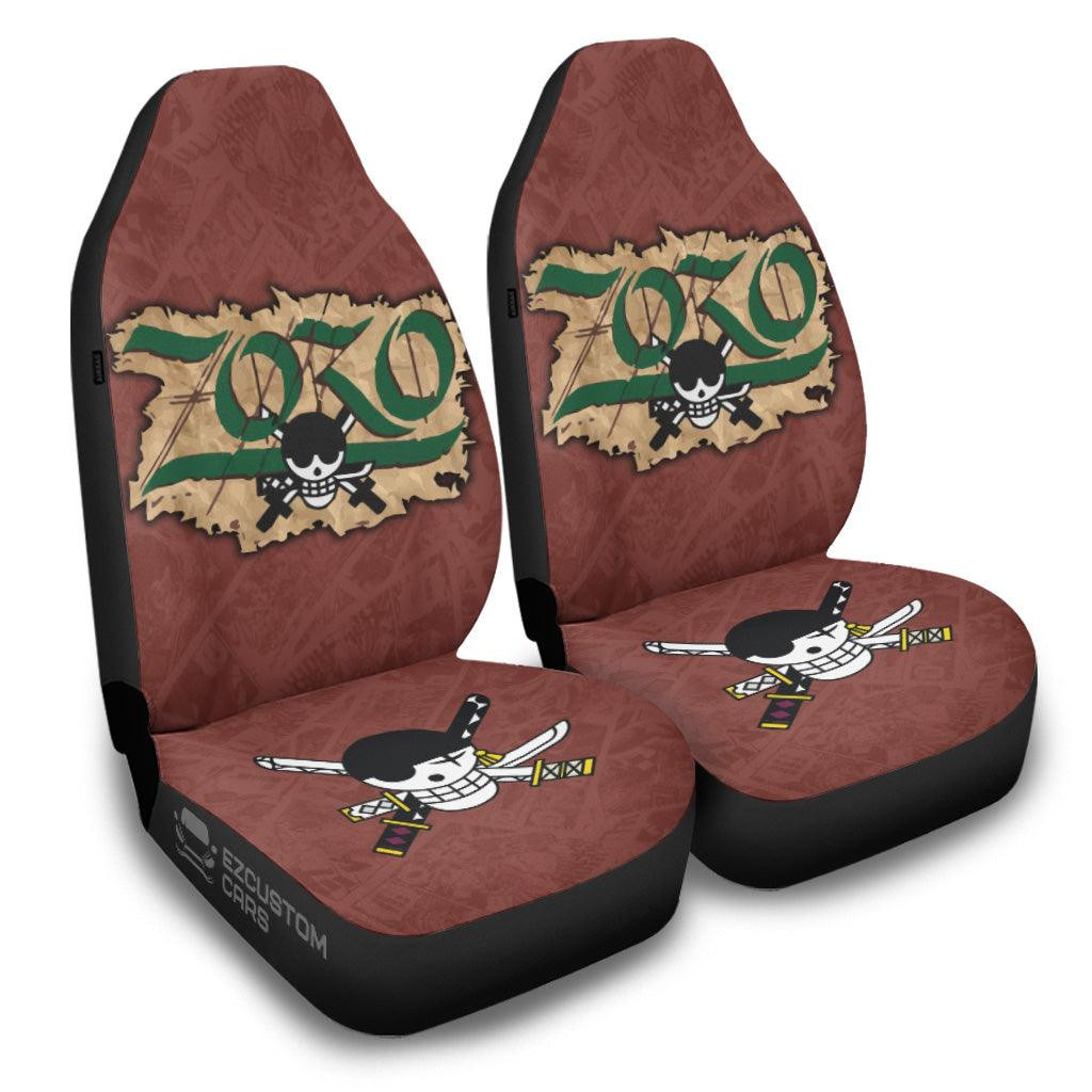 Roronoa Zoro Personalized Car Seat Covers One Piece