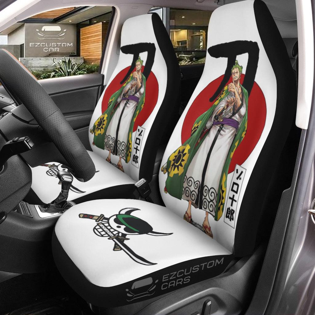 Roronoa Zoro Personalized Car Seat Covers One Piece