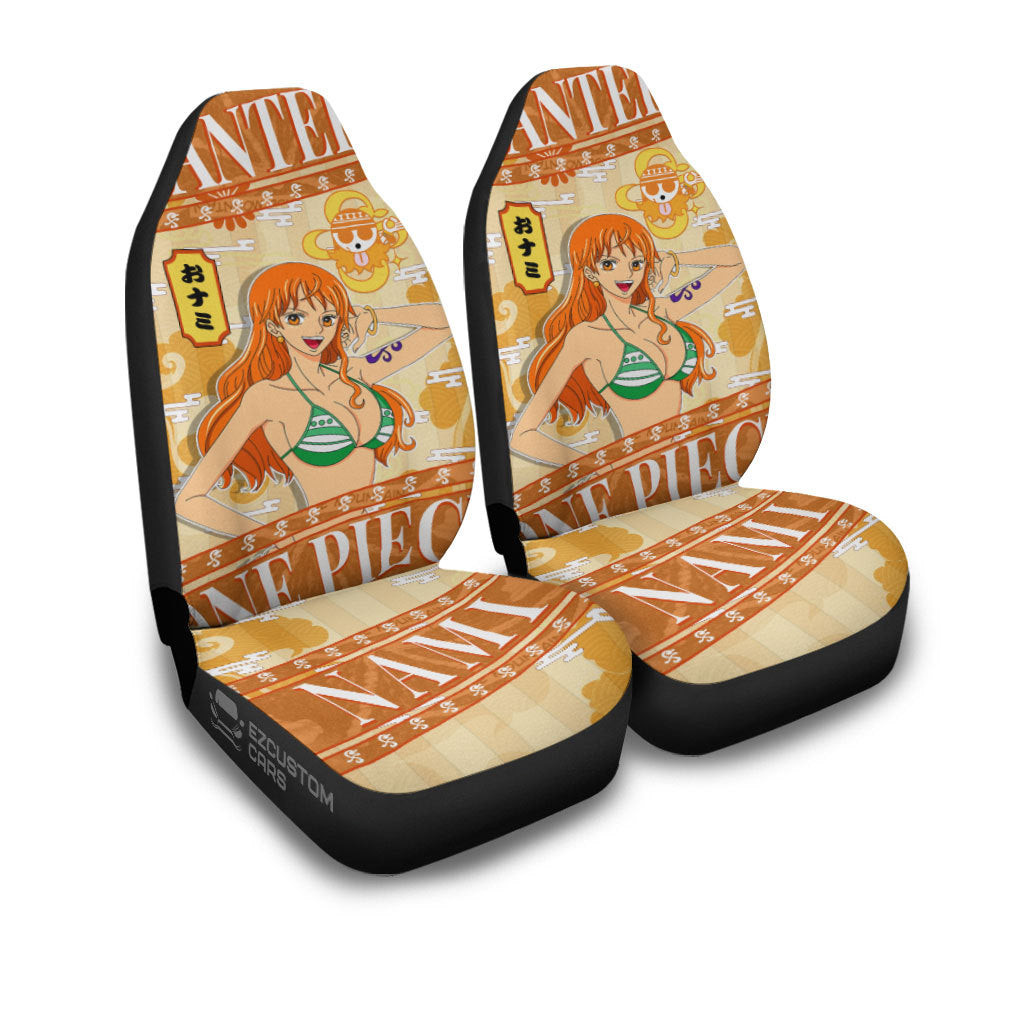 One Piece Nami Custom Car Seat Covers
