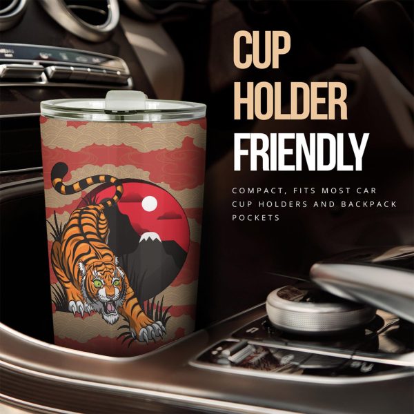 hidden tiger car tumbler cup custom tiger car accessories gdsee