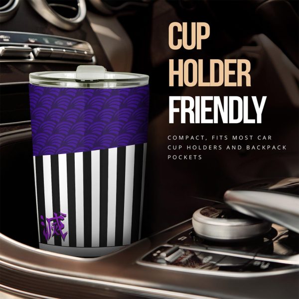 Demon Slayer Car Accessories Anime Car Tumblers Cup Obanai Iguro