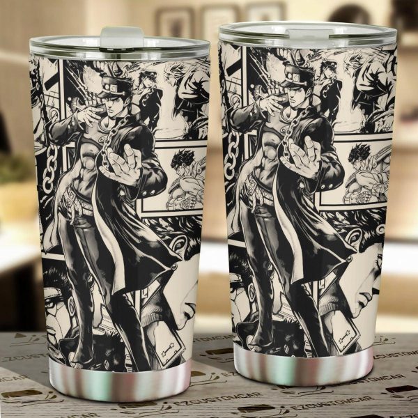 JoJo’s Bizarre Adventure Car Accessories Anime Car Tumblers Cup Jonathan Joestar Mix Manga