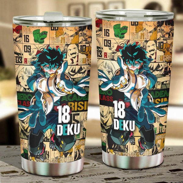 My Hero Academia Car Accessories Anime Car Tumbler Cup Deku Hero