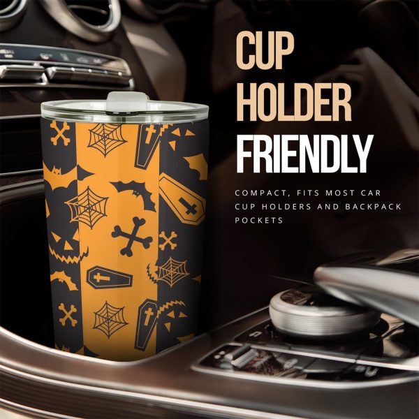 Halloween Car Accessories Custom Car Tumblers Cup Halloween Variety Pattern
