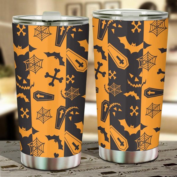 Halloween Car Accessories Custom Car Tumblers Cup Halloween Variety Pattern