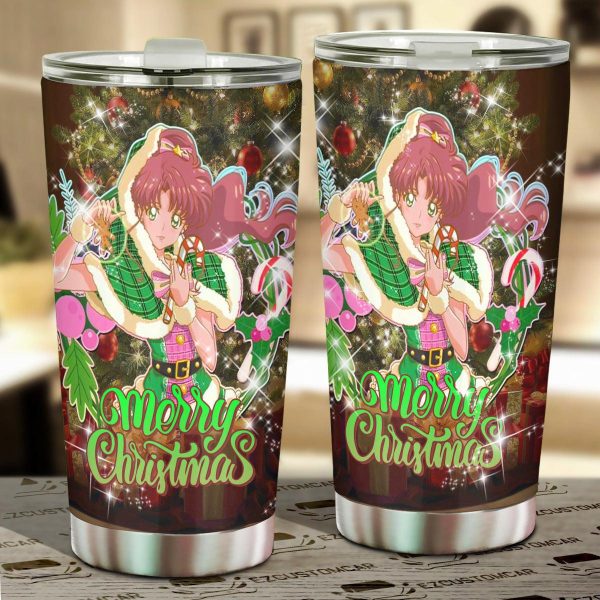 Sailor Moon Christmas Car Accessories Anime Car Tumblers Cup Sailor Jupiter
