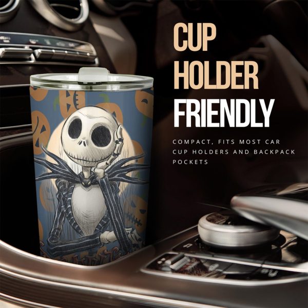 The Nightmare Before Christmas Tumbler Halloween Cup Car Accessories Jack Skellington Happy