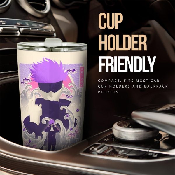 Satoru Gojo Car Tumblers Cup Custom Jujutsu Kaisen Car Accessories