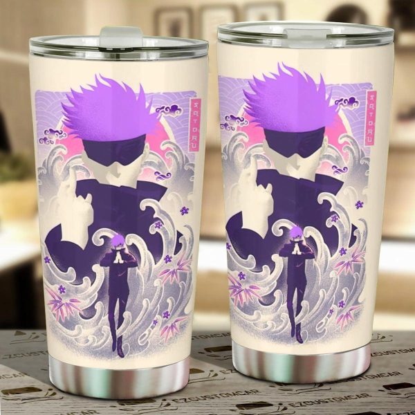 Satoru Gojo Car Tumblers Cup Custom Jujutsu Kaisen Car Accessories