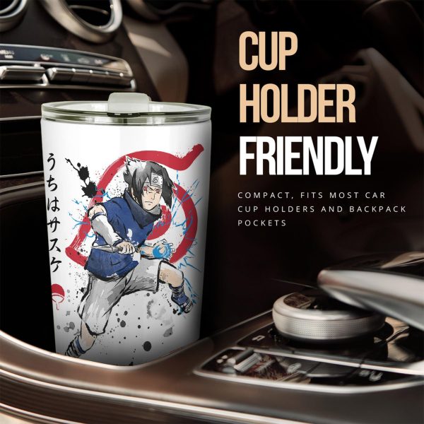 Naruto Car Tumbler Cup Sasuke Uchiha Car Accessories Konoha