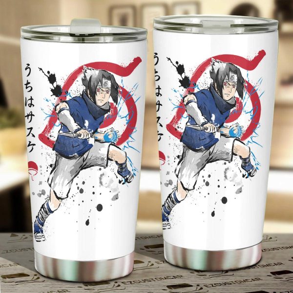 Naruto Car Tumbler Cup Sasuke Uchiha Car Accessories Konoha