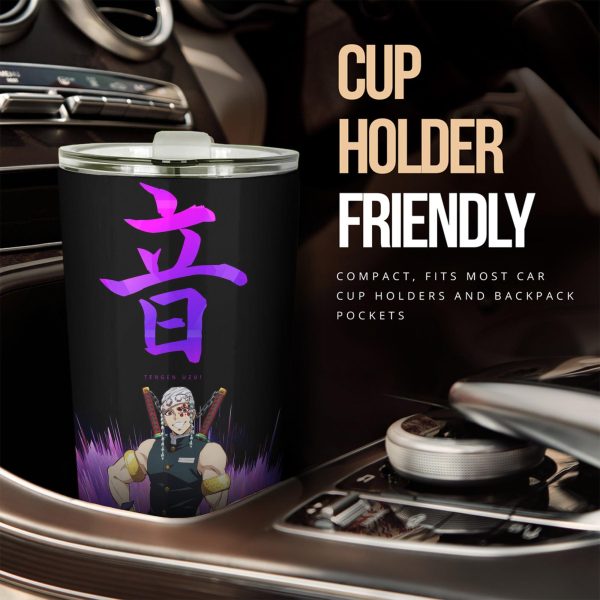 Demon Slayer Car Accessories Anime Car Tumblers Cup Tengen Uzui x Symbol