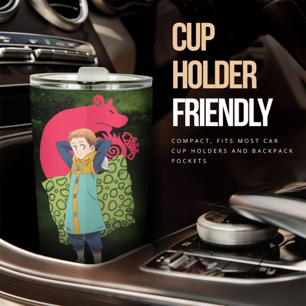 King Seven Deadly Sins Car Tumbler Cup Custom Anime Car Accessories