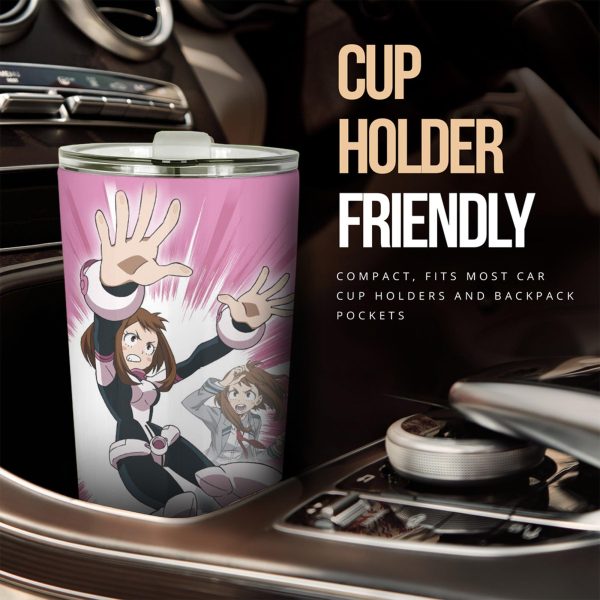 My Hero Academia Car Accessories Anime Car Tumbler Cup Uraraka Ochaco MHA