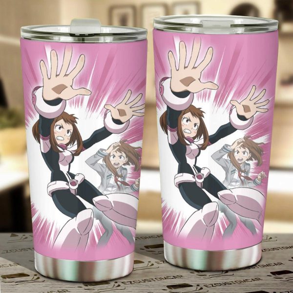 My Hero Academia Car Accessories Anime Car Tumbler Cup Uraraka Ochaco MHA
