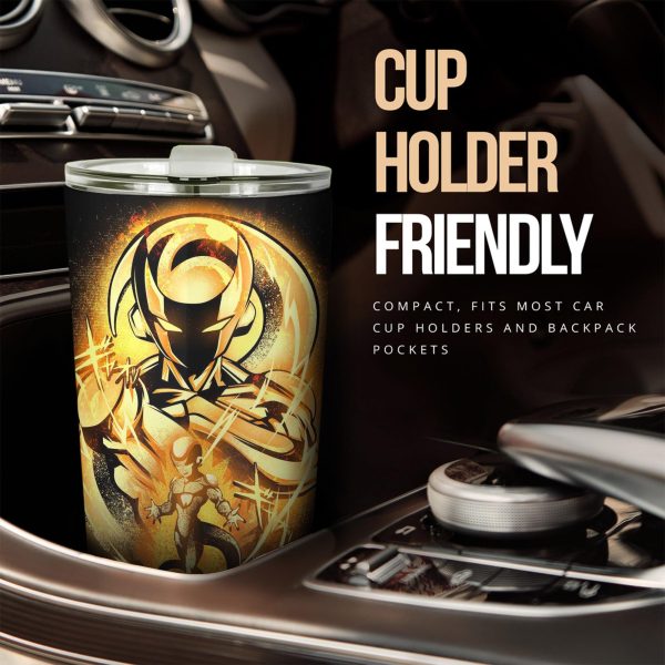 Dragon Ball Z Car Accessories Anime Car Tumbler Cup Golden Fieza