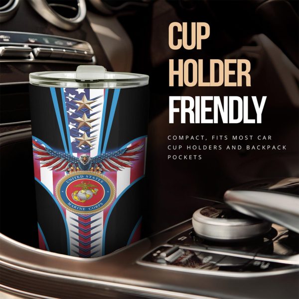 Military Car Accessories Custom Car Tumblers Cup Marine Corps
