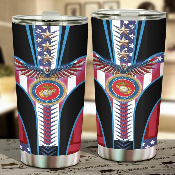 Military Car Accessories Custom Car Tumblers Cup Marine Corps Military Car Accessories Custom Car Tumblers Cup Marine Corps