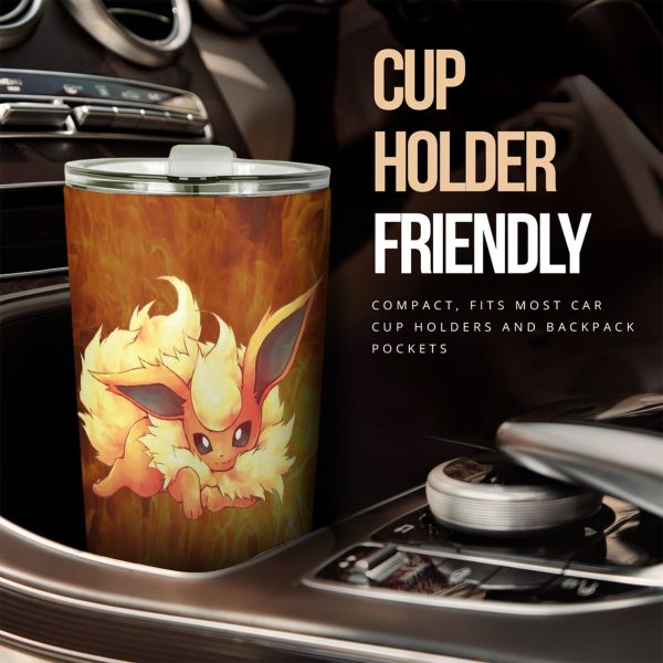 Pokemon Tumbler Cup Flareon on Fire