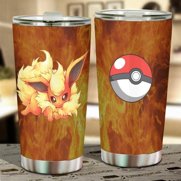 Pokemon Tumbler Cup Flareon on Fire Pokemon Tumbler Cup Flareon on Fire