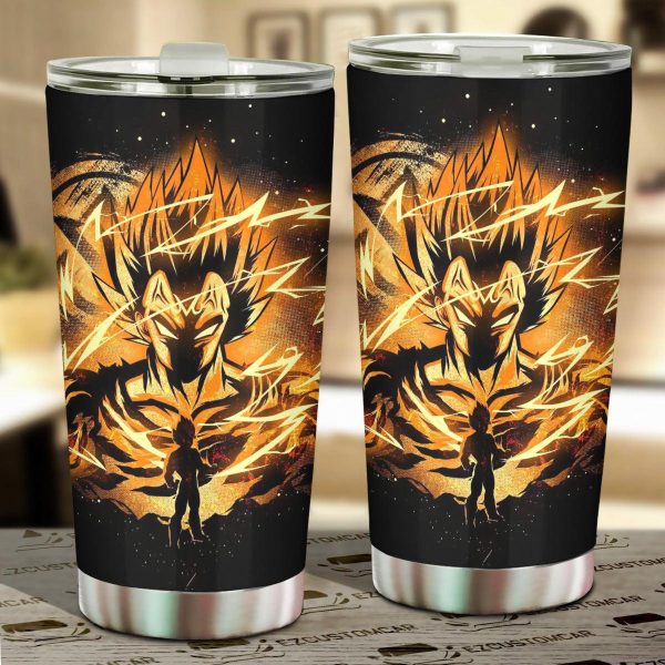 Dragon Ball Z Car Accessories Anime Car Tumbler Cup Golden Vegeta Dragon Ball Z Car Accessories Anime Car Tumbler Cup Golden Vegeta