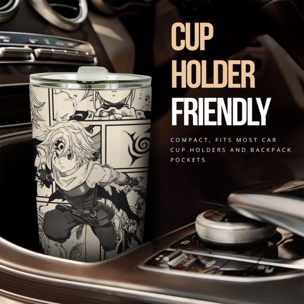 Seven Deadly Sins Car Accessories Anime Car Tumblers Cup Meliodas Mix Manga