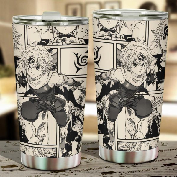 Seven Deadly Sins Car Accessories Anime Car Tumblers Cup Meliodas Mix Manga
