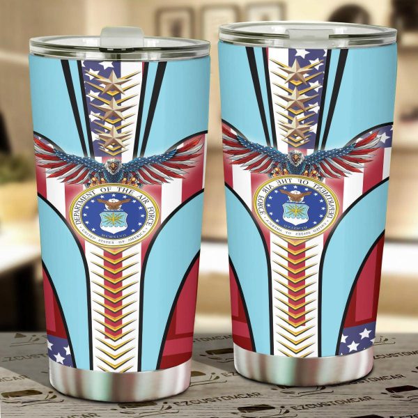 Military Car Accessories Custom Car Tumblers Cup Air Force