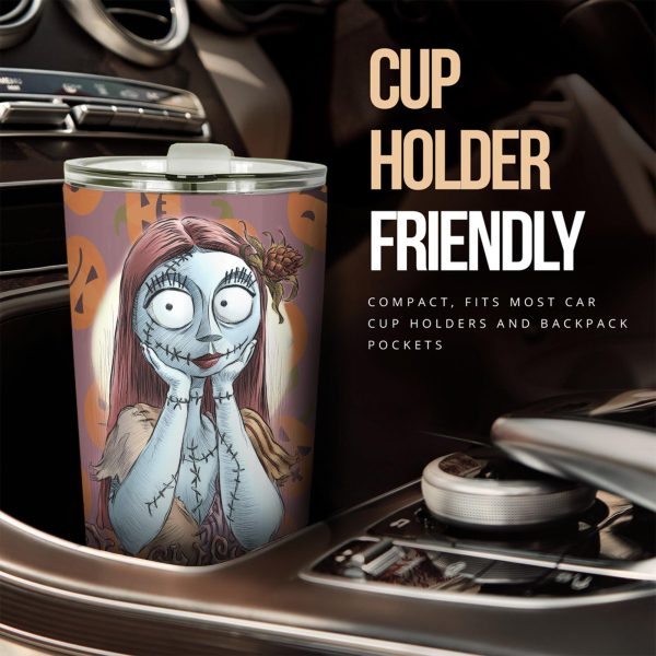 The Nightmare Before Christmas Tumbler Halloween Cup Car Accessories Sally Happy