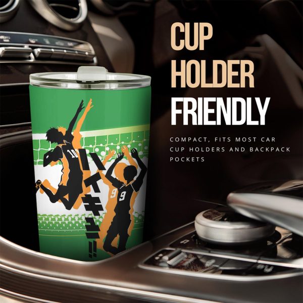 Haikyuu Hinata x Tobio Car Tumbler Cup Custom Volleyball Anime Car Accessories