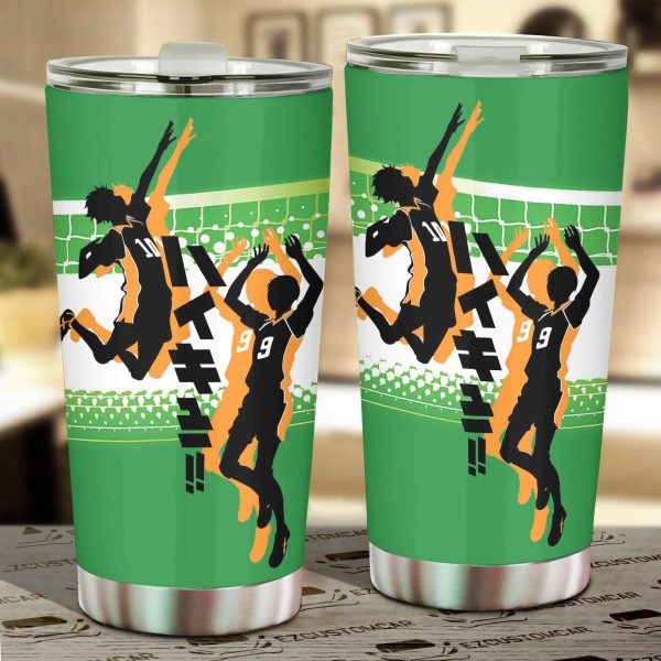 Haikyuu Hinata x Tobio Car Tumbler Cup Custom Volleyball Anime Car Accessories