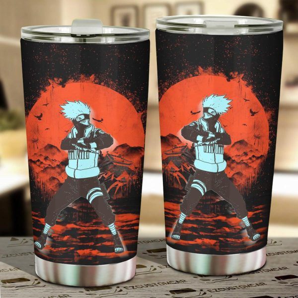 Naruto Car Accessories Anime Car Tumblers Cup Kakashi Hatake Mix Antique Artwork