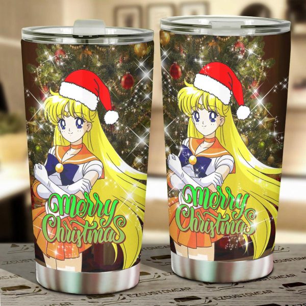 Sailor Moon Christmast Car Accessories Anime Car Tumblers Cup Sailor Venus