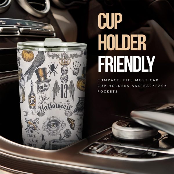 Halloween Car Accessories Custom Car Tumblers Cup Halloween Trick or Treat
