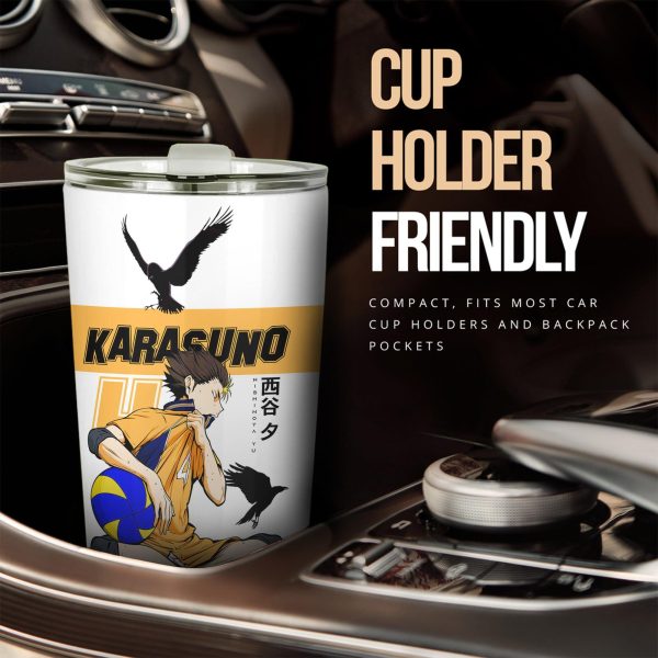 Haikyuu YÅ« Nishinoya Car Tumbler Cup Custom Volleyball Anime Car Accessories