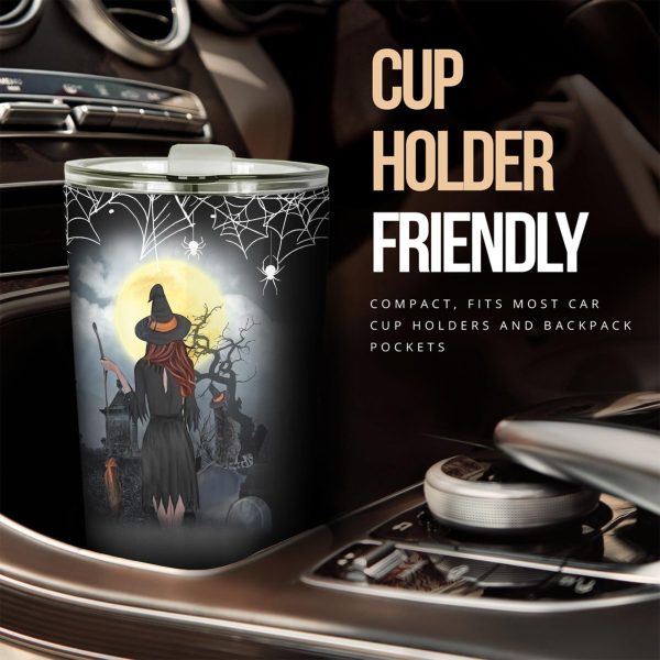 Halloween Car Accessories Custom Car Tumblers Cup Halloween Cat