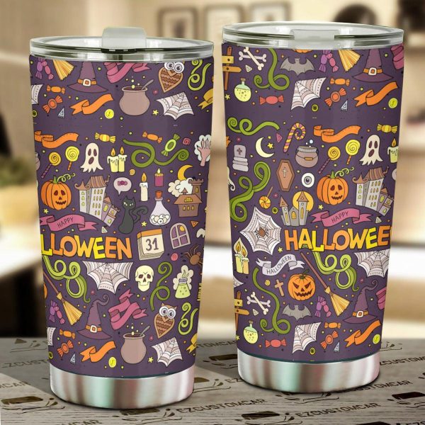 Halloween Car Accessories Custom Car Tumblers Cup Halloween Party