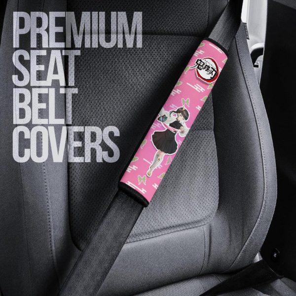 Kanao Tsuyuri Demon Slayer Seat Belt Covers Custom Anime Car Accessories Kanao Tsuyuri Demon Slayer Seat Belt Covers Custom Anime Car Accessories