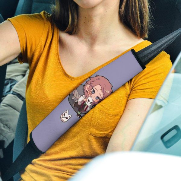 Demon Slayer Anime Seat Belt Covers Anime Car Accessories Sabito