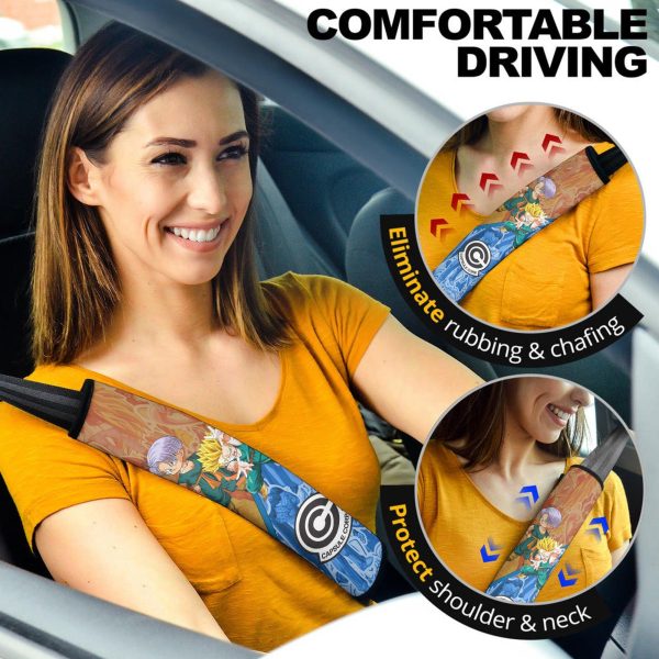 Dragon Ball Z Car Accessories Anime Seat Belt CoversTrunks
