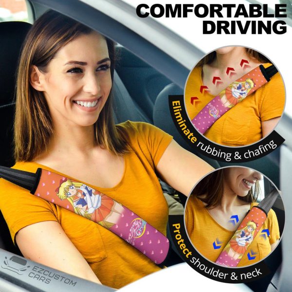 Sailor Moon Anime Seat Belt Covers Sailor Venus