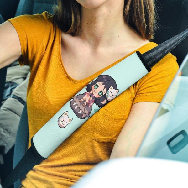 Demon Slayer Anime Seat Belt Covers Anime Car Accessories Makomo