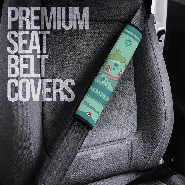 Pokemon Bulbasaur Seat Belt Covers
