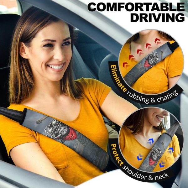 The War Monkey Seat Belt Covers Custom Animal Car Accessories