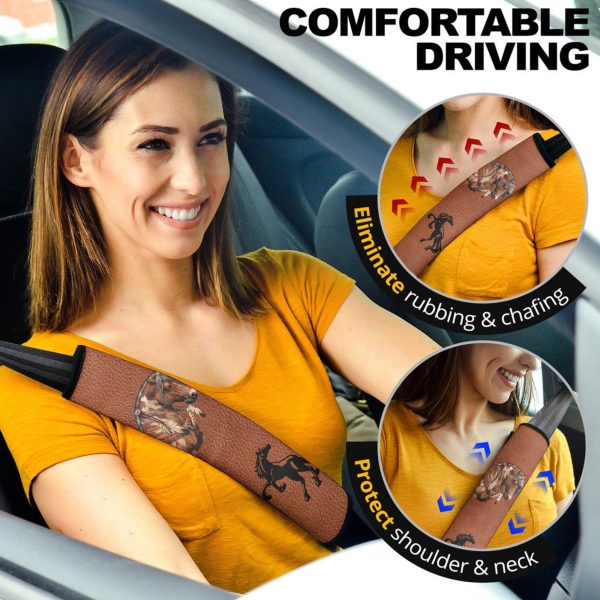 Horse Dreamcatcher Seat Belt Covers Custom Horse Car Accessories