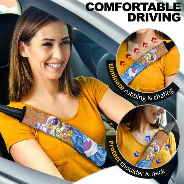 Dragon Ball Z Car Accessories Anime Seat Belt CoversFrieza